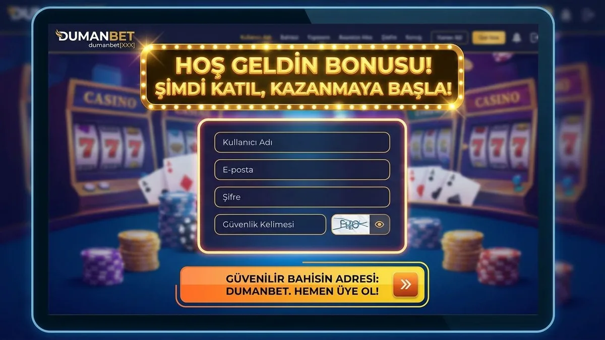 Bonusla kayıt ol